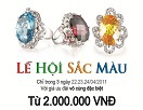 Lễ hội sắc màu tại Thế Giới Kim Cương TPHCM